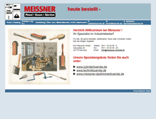 Tablet Screenshot of meissner-technik.de